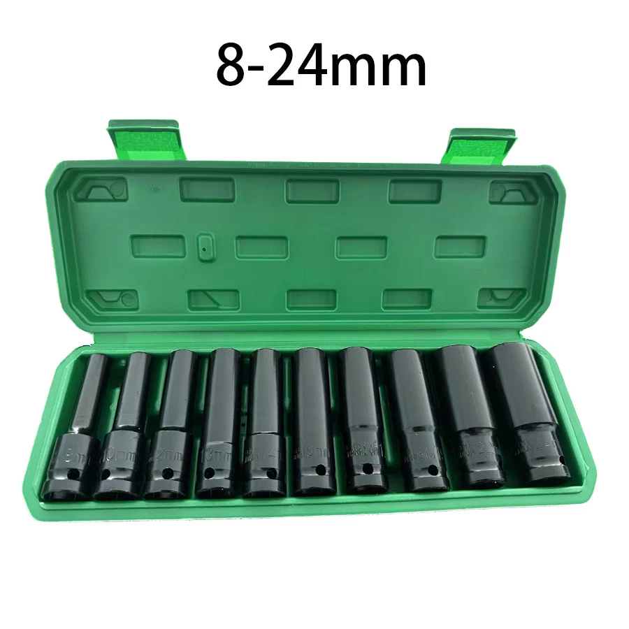 1-2-Inch-Drive-10PC-Metric-Impact-Socket-Set-8-24mm-Carbon-Steel-with-Storage-Case-2