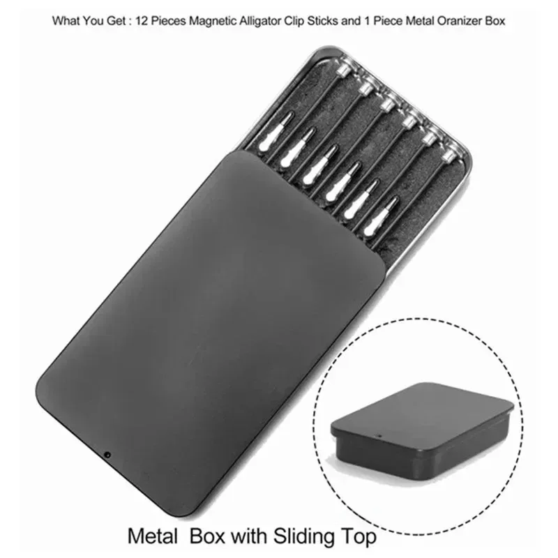 Model-Painting-Stand-Base-Holder-12PCS-Alligator-Clip-Sticks-Magnetic-Bendable-for-Airbrush-Spray-Hobby-DIY-4