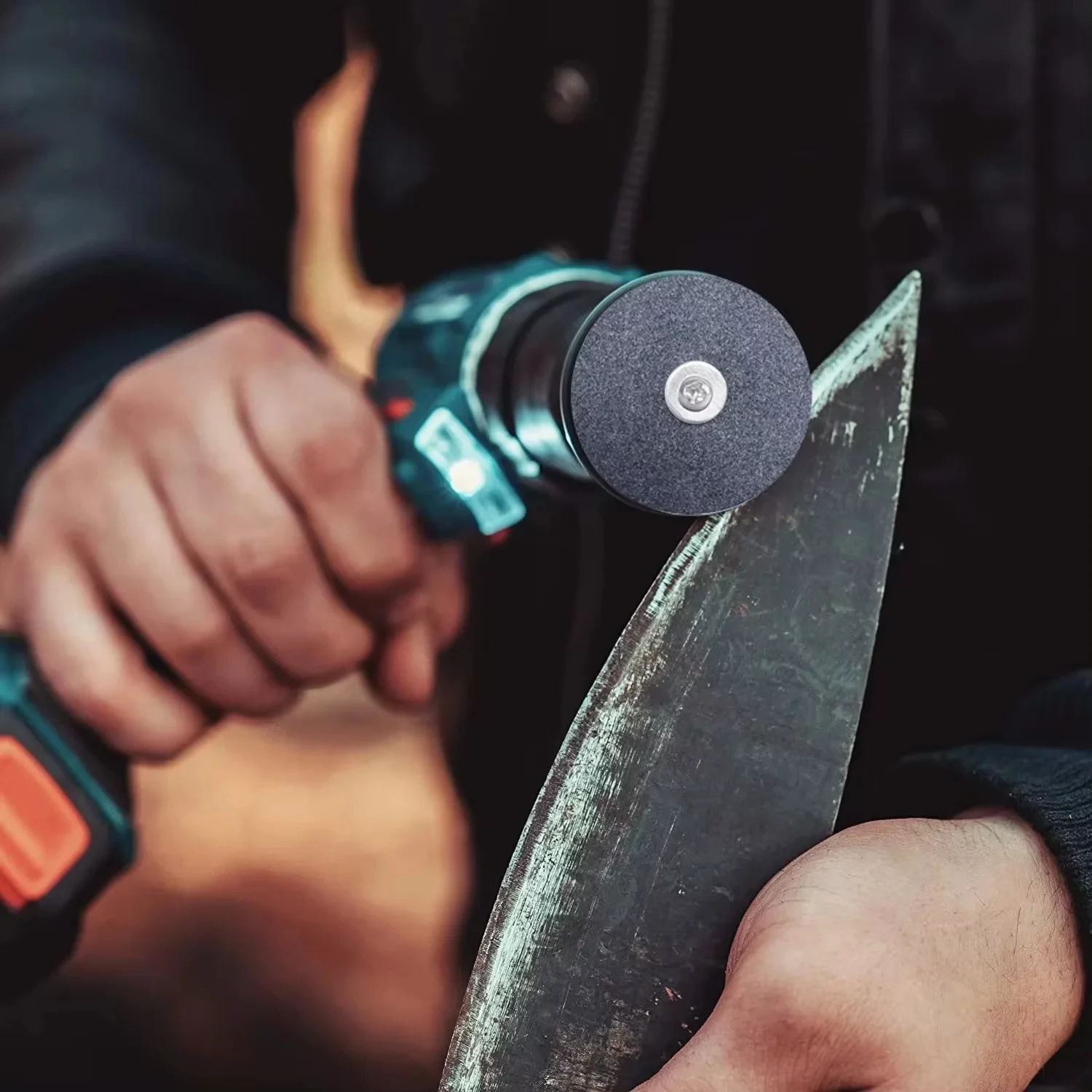 Sharpening-Made-Easy-Electric-Lawn-Mower-Sharpener-With-Wear-Resistant-Grinding-Head-And-Whetstone-Sander-4