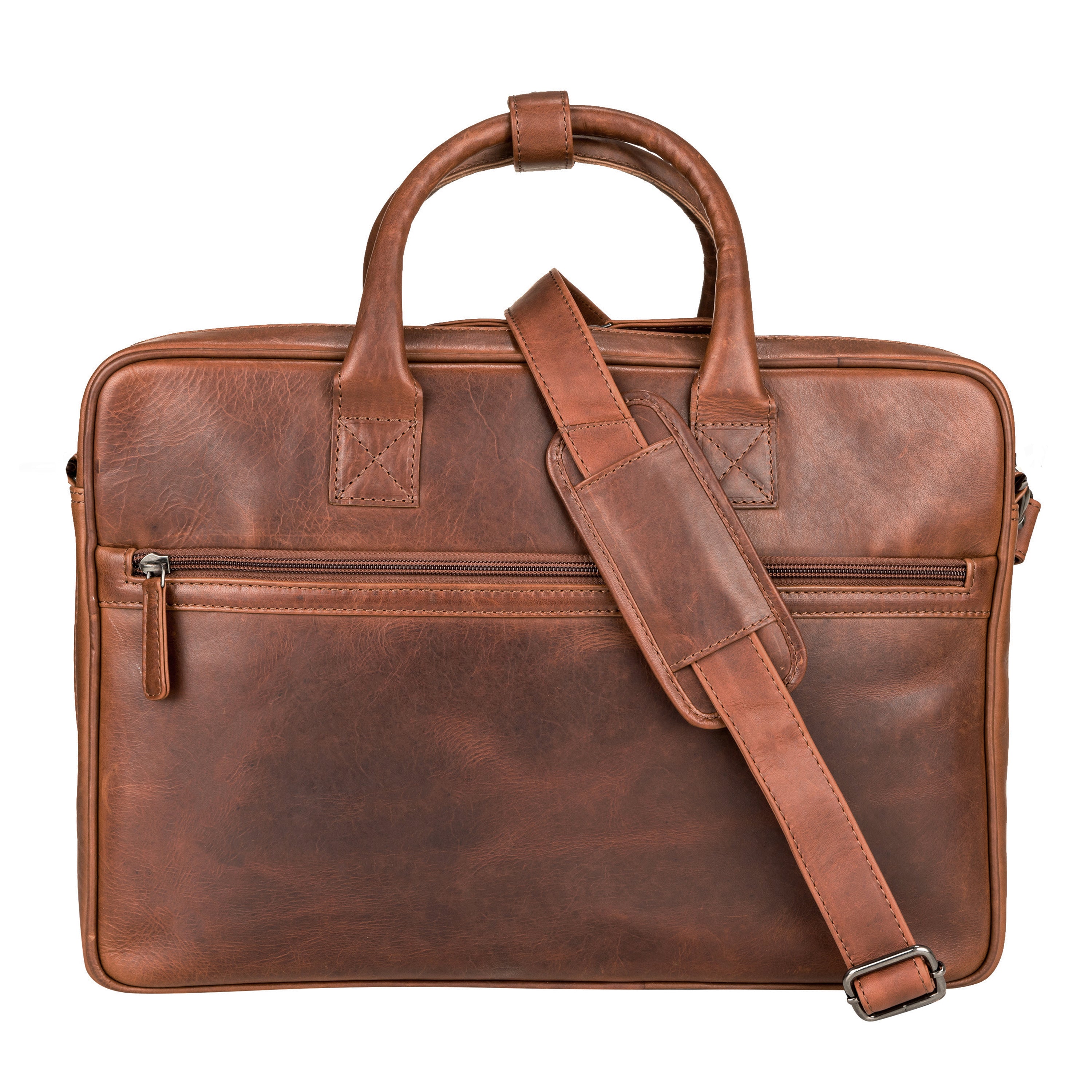 Hayden Leather Computer Briefcase with RFID Organizer