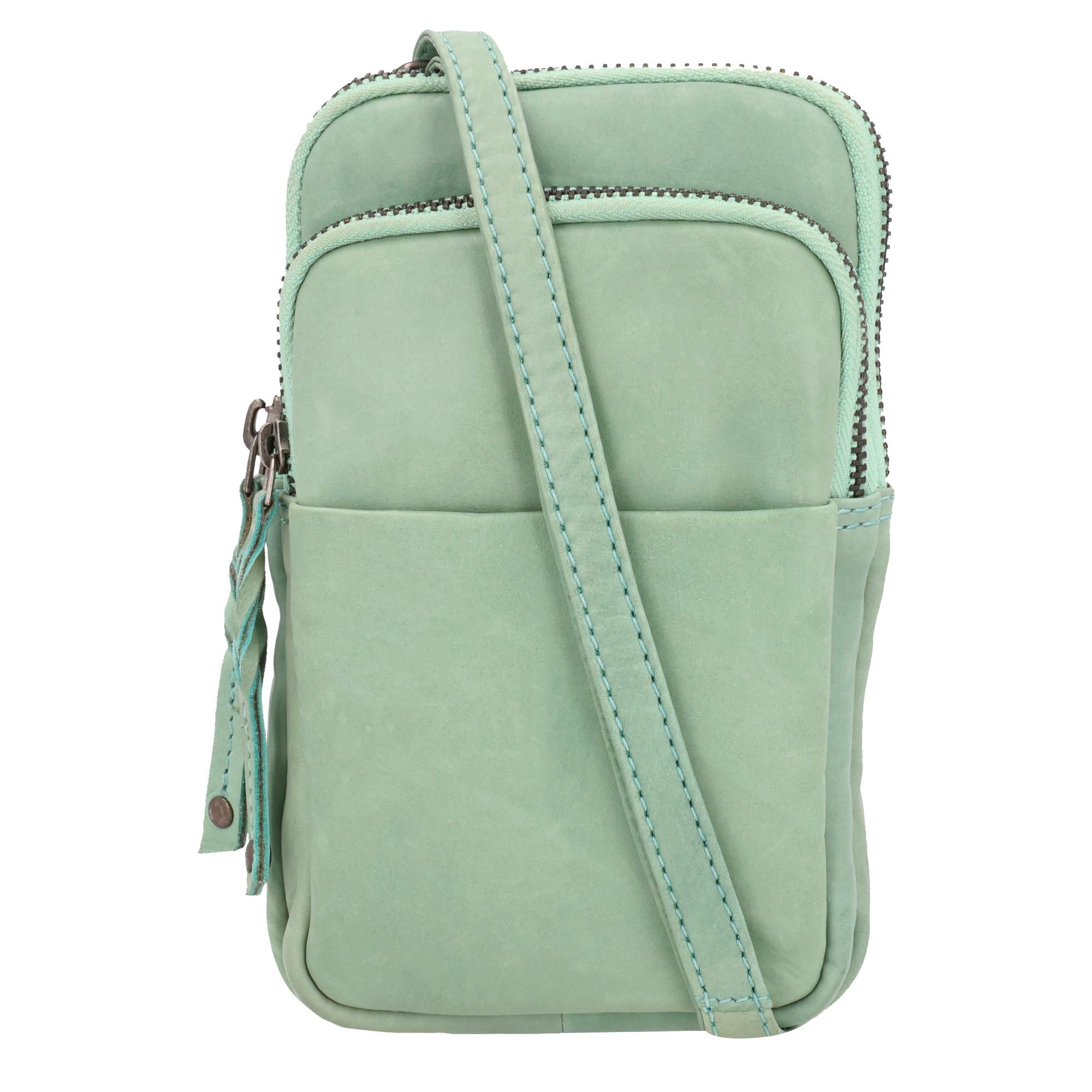 Shay Leather RFID Crossbody for Tasers and Pepper Spray